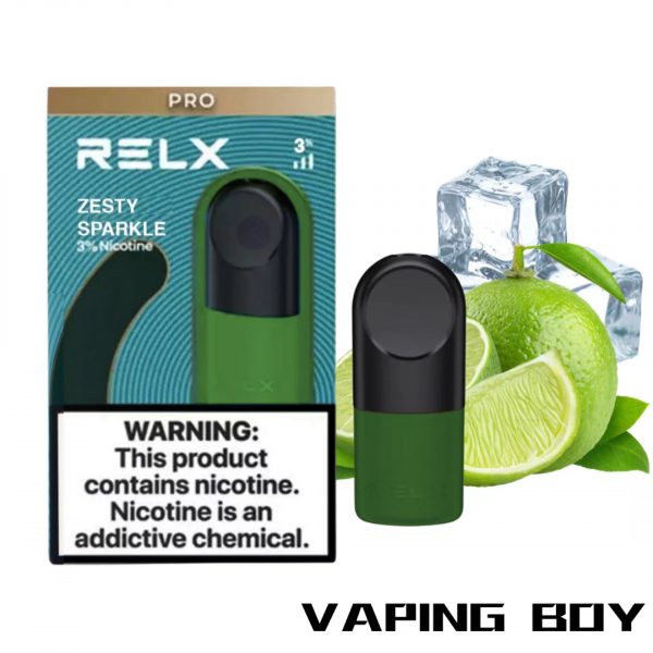RELX Infinity POD- Lime Sparkle - Image 2