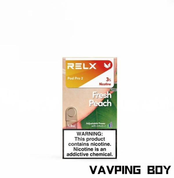 RELX Infinity POD- Fresh Peach （Orchard Rounds）