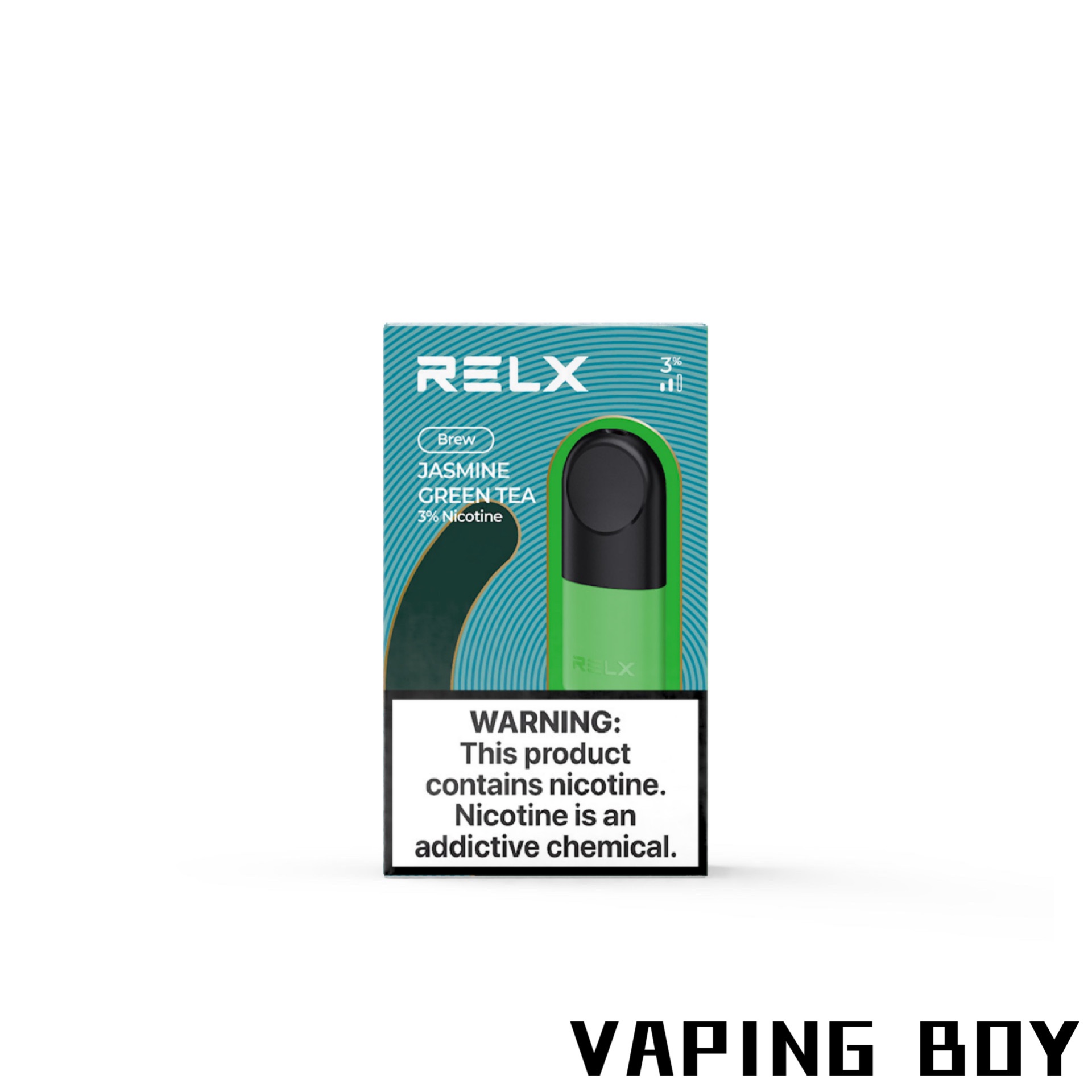 RELX Infinity POD Jasmine Green Tea Vaping Boy